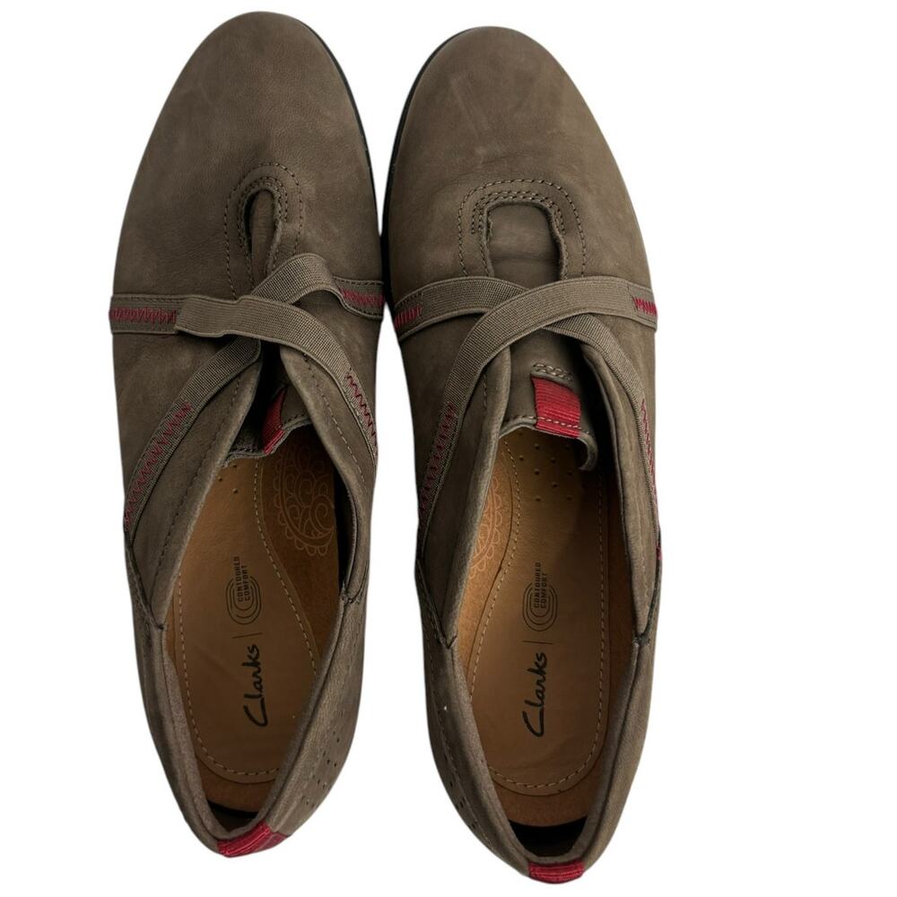 Clarks Tamzen Step Nubuck Comfort Slip-On Women's Size 10